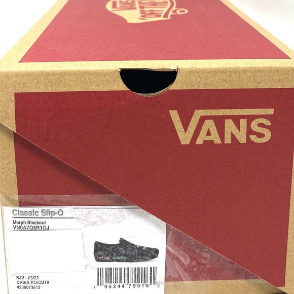 VANS Classic Slip On Stackform Shoe For Women Black Canvas Low Top VN0A7Q5R1OJ - Picture 10 of 11